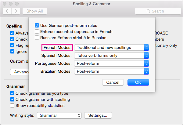 Microsoft Spell Check In French Mac